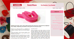 Desktop Screenshot of dental-waxes.com